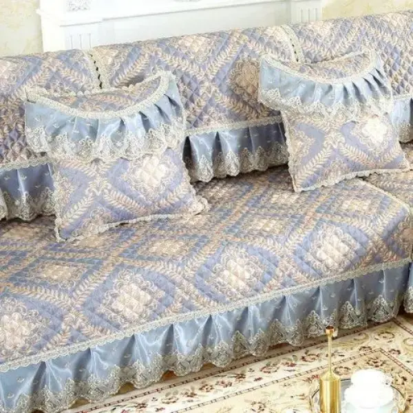 A Complete Set Of Minimalist Dustproof Sofa European Sofa Cushion cover